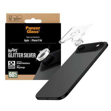 PanzerGlass Hoops Lens Protector for iPhone Air - Glitter Silver